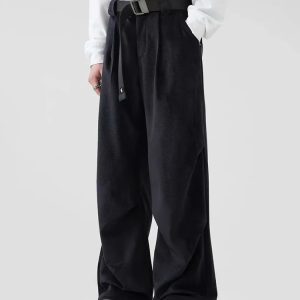 Y2K Pleated Wide Leg Pants for Trendy Summer Outfits & Retro Vibes