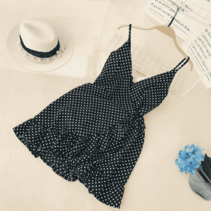 Y2K Polka Dots Dress: Retro Summer Outfit for Trendy Women