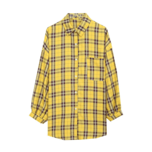 Y2K Preppy Plaid Shirt: Retro 90s Fashion for Summer Outfits