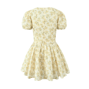 Y2K Puffy Sleeves Summer Dress - Retro Style for Trendy Outfits