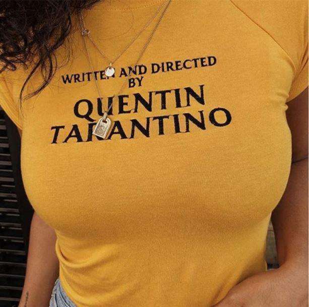 Y2K Quentin Tarantino T-Shirt: Retro 90s Grunge Style for Trendy Women