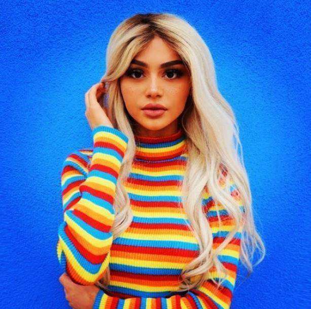 Y2K Rainbow Turtleneck Sweater - Retro 90s Fashion Essential