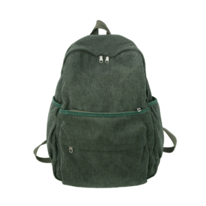 Y2K Retro Corduroy Backpack for Trendy Summer Outfits and Grunge Style