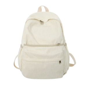 Y2K Retro Corduroy Backpack for Trendy Summer Outfits and Grunge Style