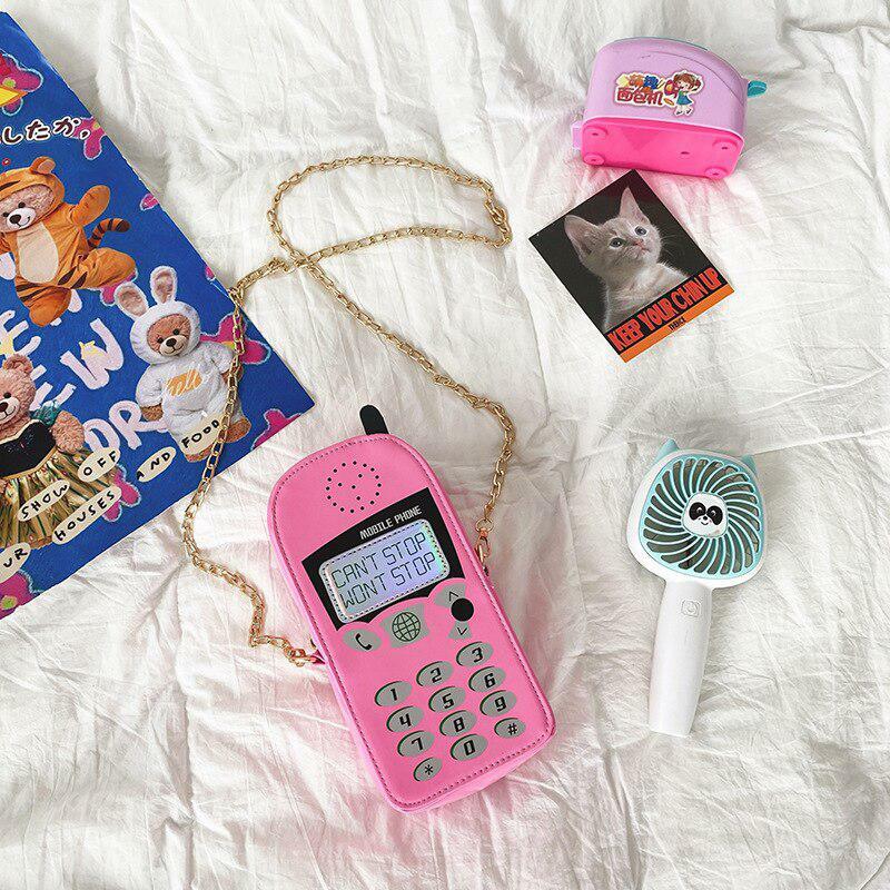 Y2K Retro Mobile Phone Handbag - Quirky 90s Inspired Fashion Accessory