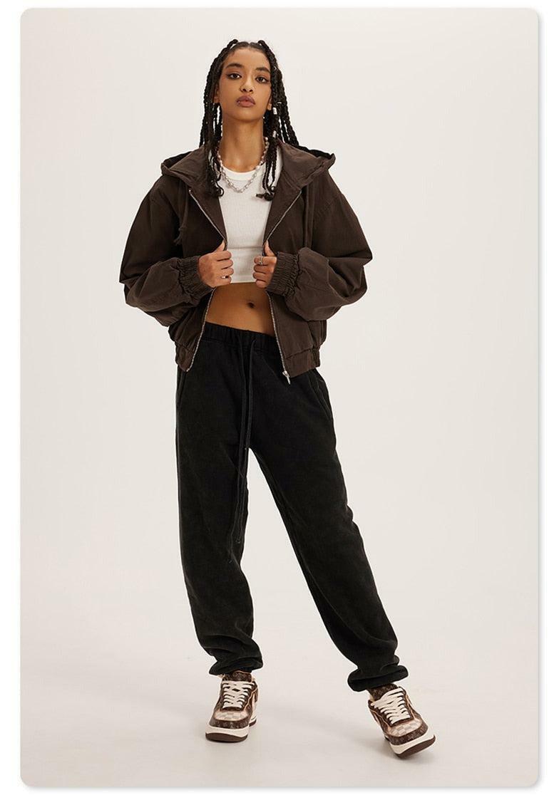 Y2K Retro Zip-Up Hoodie: Trendy 90s Grunge Style for Summer Outfits