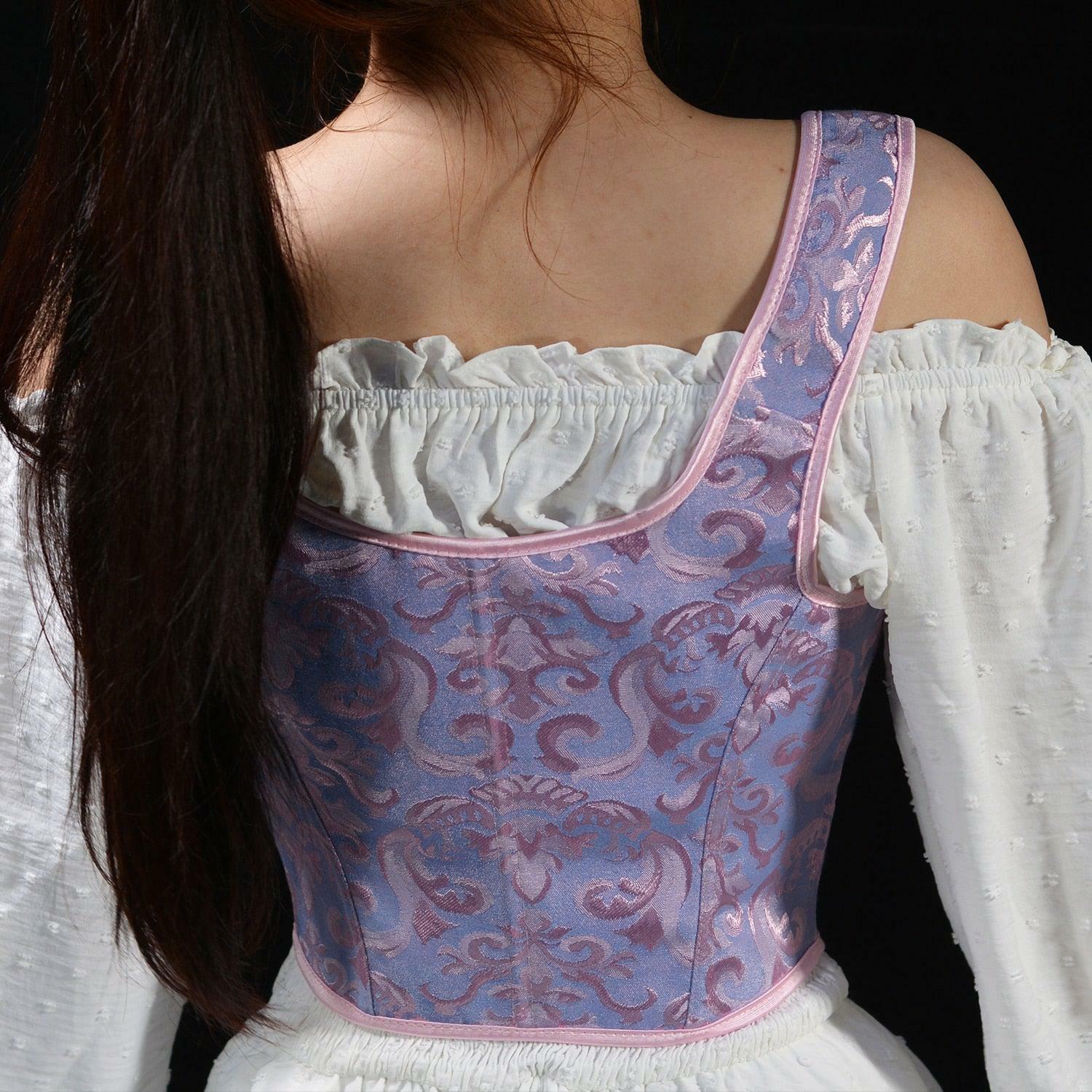 Y2K Ribbon Detailed Corset Top - Trendy Summer Outfit for Retro Vibes