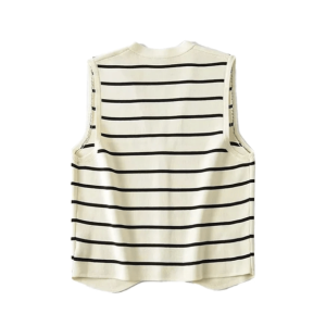 Y2K Sailor Knitted Vest - Retro 90s Fashion for Summer Outfits