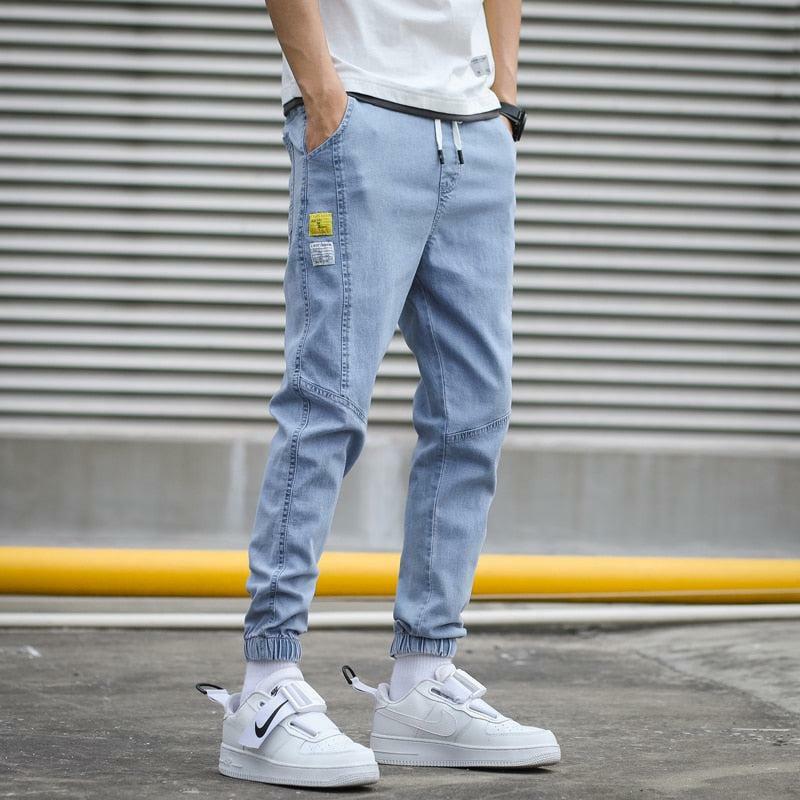 Y2K Slim Fit Jogger Jeans: Retro 90s Style for Trendy Summer Outfits