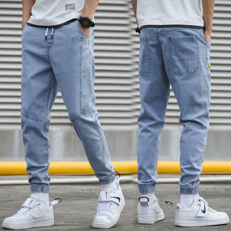 Y2K Slim Fit Jogger Jeans: Retro 90s Style for Trendy Summer Outfits