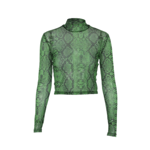 Y2K Snake Skin Top: Trendy 90s Fashion for Summer Outfits & Parties