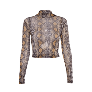 Y2K Snake Skin Top: Trendy 90s Fashion for Summer Outfits & Parties