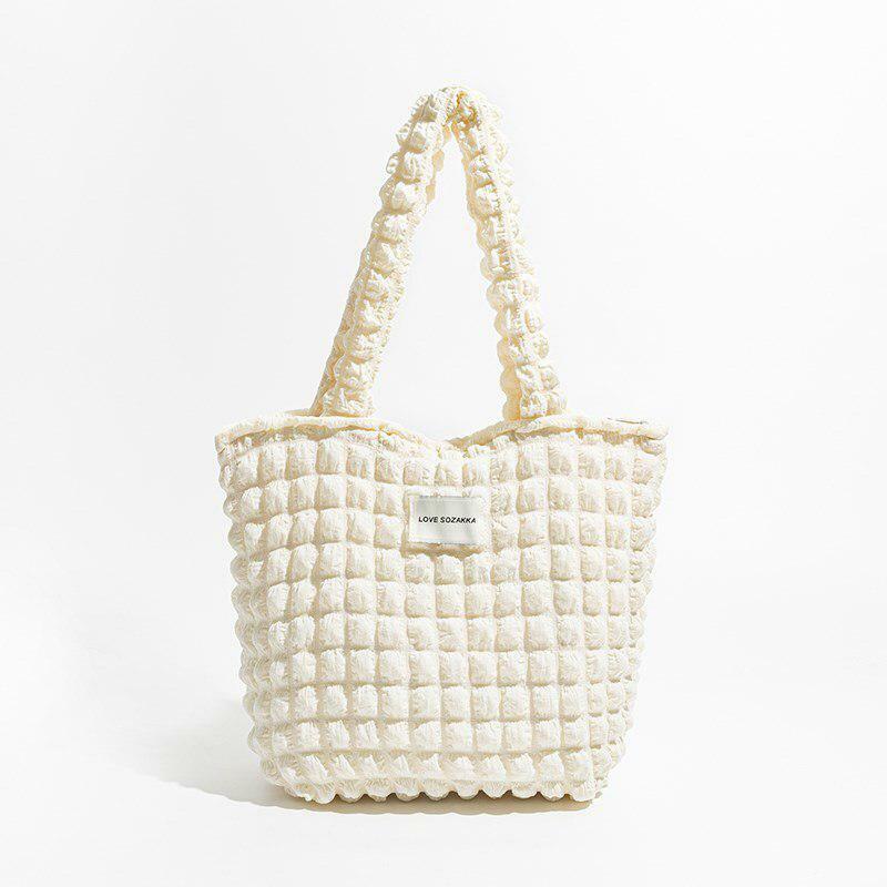 Y2K Soft Girl Popcorn Handbag - Retro Style for Summer Outfits