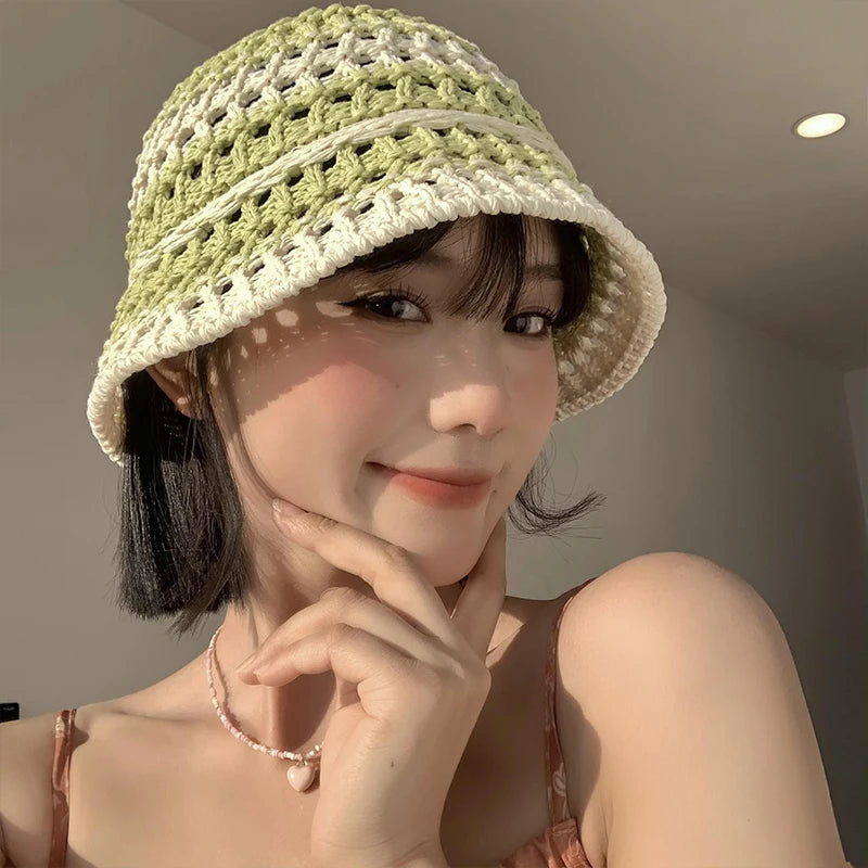 Y2K Soft Girl Summer Bucket Hat for Trendy Retro Vibes