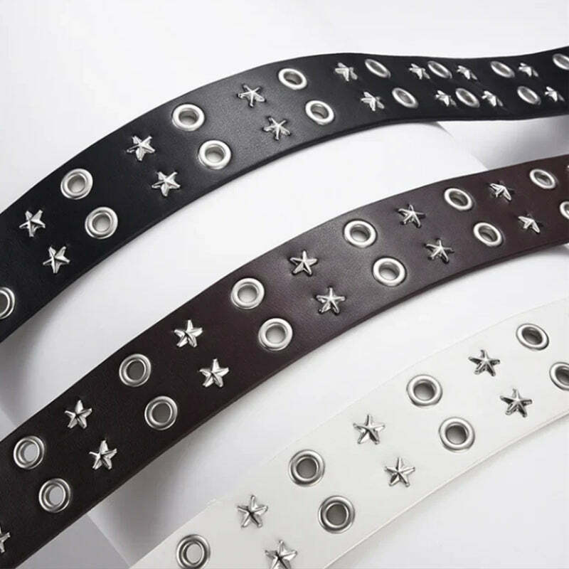 Y2K Star Studded Chain Belt for Trendy Summer Outfits & Grunge Looks