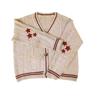 Y2K Star Sweater: Retro-Inspired Y2K Fashion for Trendy Summer Vibes