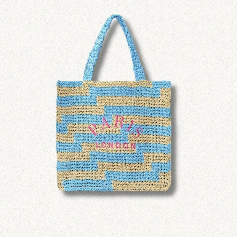 Y2K Straw Beach Bag: Retro Summer Vibes for Your Y2K Outfits