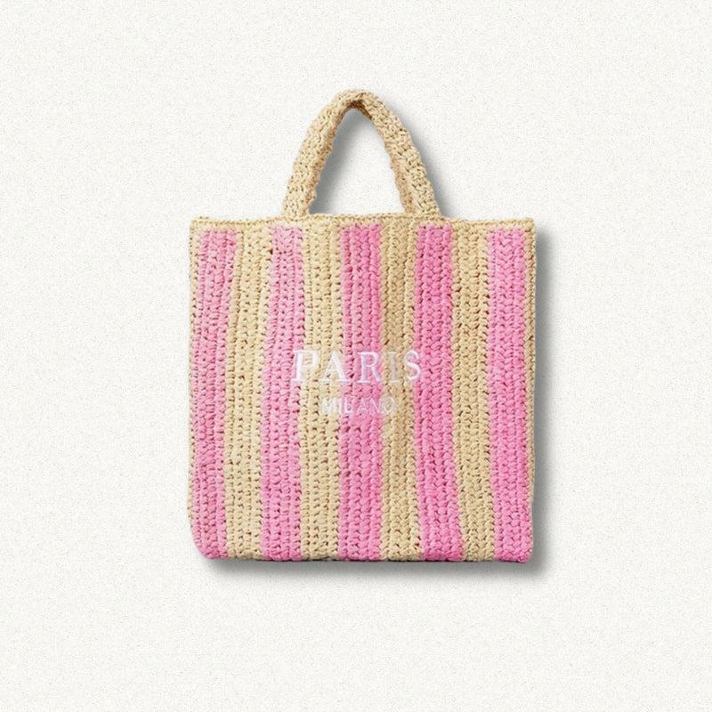 Y2K Straw Beach Bag: Retro Summer Vibes for Your Y2K Outfits