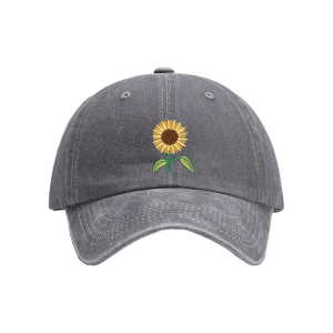 Y2K Sunflower Baseball Cap: Trendy Accessory for Summer Outfits