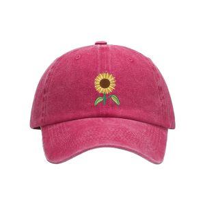 Y2K Sunflower Baseball Cap: Trendy Accessory for Summer Outfits