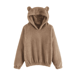 Y2K Teddy Bear Hoodie: Cozy Grunge Style for Summer Outfits