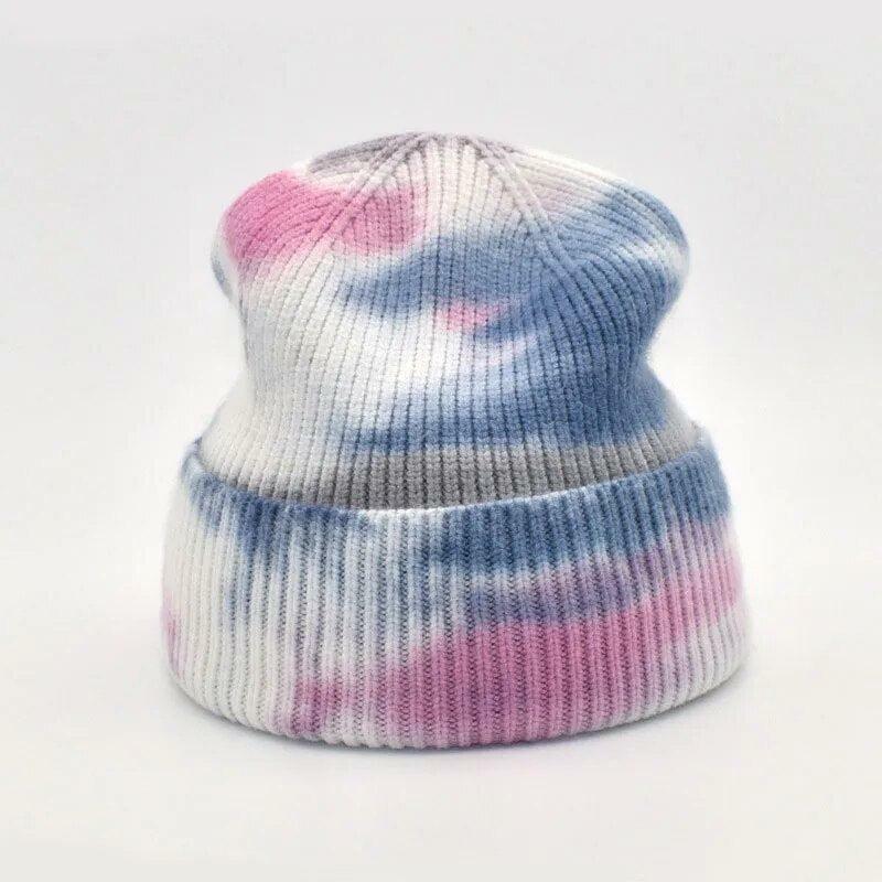 Y2K Tie Dye Beanie - Retro Style Accessory for Summer Outfits