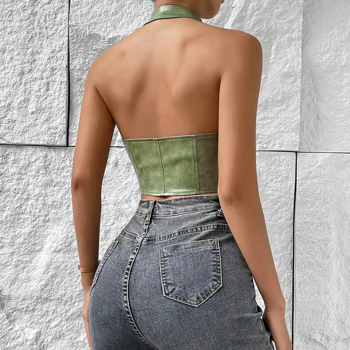 Y2K Tie Front Top: Trendy Summer Outfit for Retro Vibes and Grunge Style