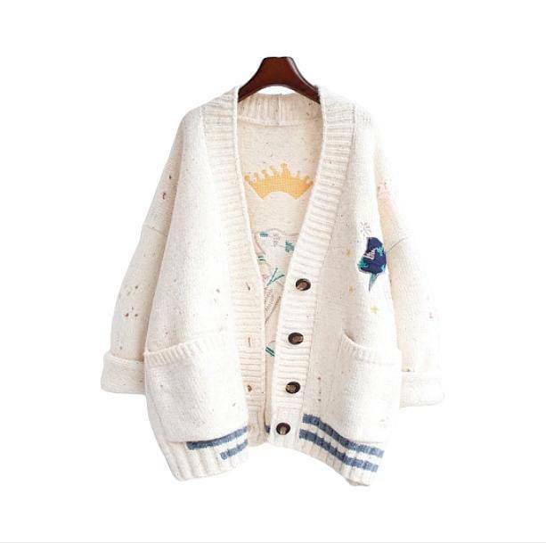 Y2K UFO Cardigan: Retro Grunge Style for Summer Outfits & Parties