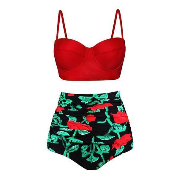 Y2K Vintage Push Up Bikini: Retro Summer Swimwear for Trendy Women