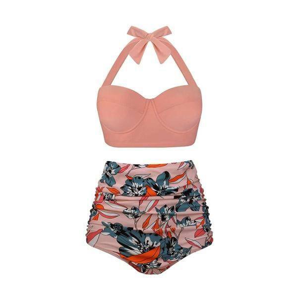 Y2K Vintage Push Up Bikini: Retro Summer Swimwear for Trendy Women